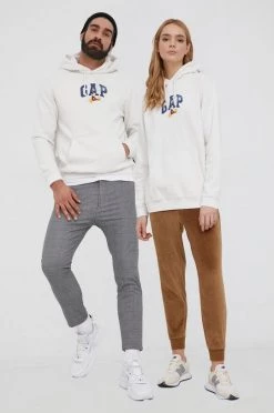 Χωρίς φερμουάρ Μπλούζα GAP άσπρο