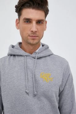 Ανδρικά Χωρίς φερμουάρ Μπλούζα GAP χρώμα: γκρι -Gap Κατάστημα unnamed file 894