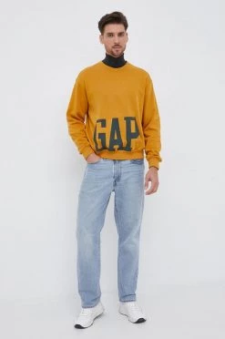 Ανδρικά Χωρίς φερμουάρ Μπλούζα GAP χρώμα: κίτρινο -Gap Κατάστημα unnamed file 918